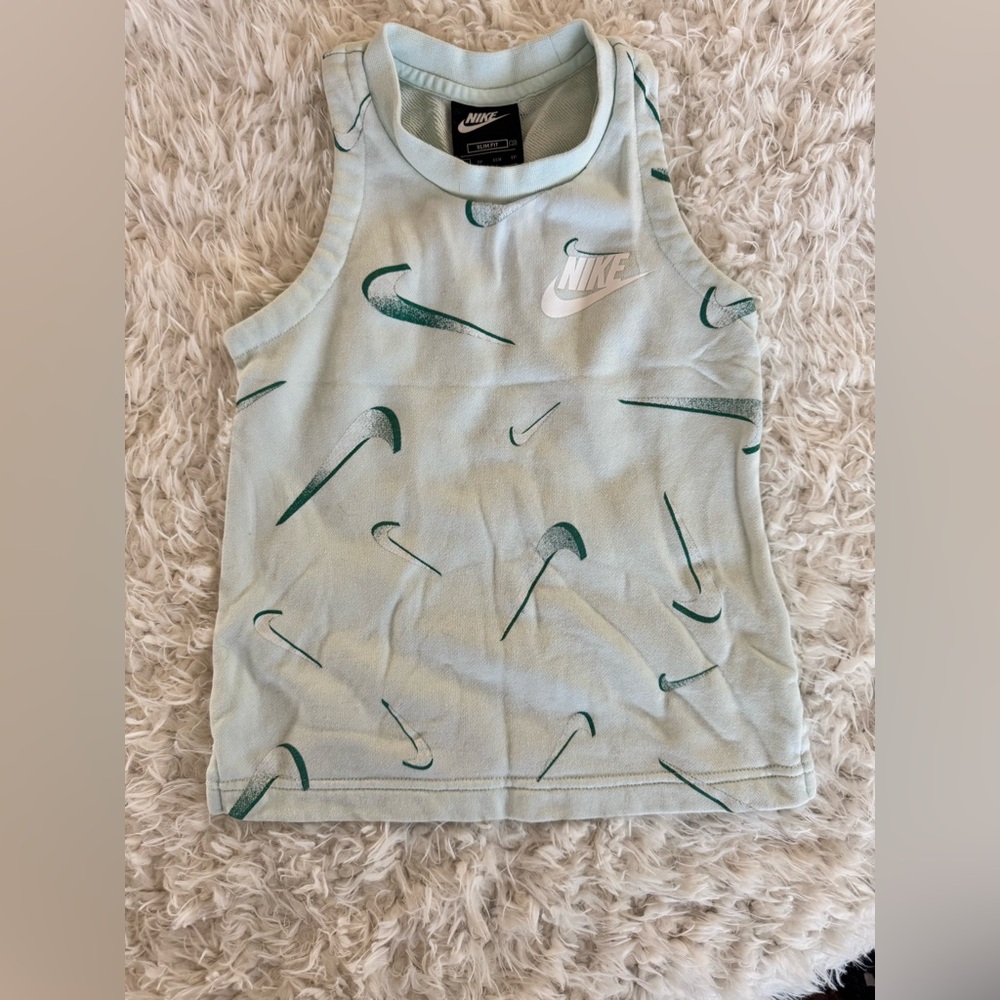 Nike Kids' Mint and Teal Tank Top